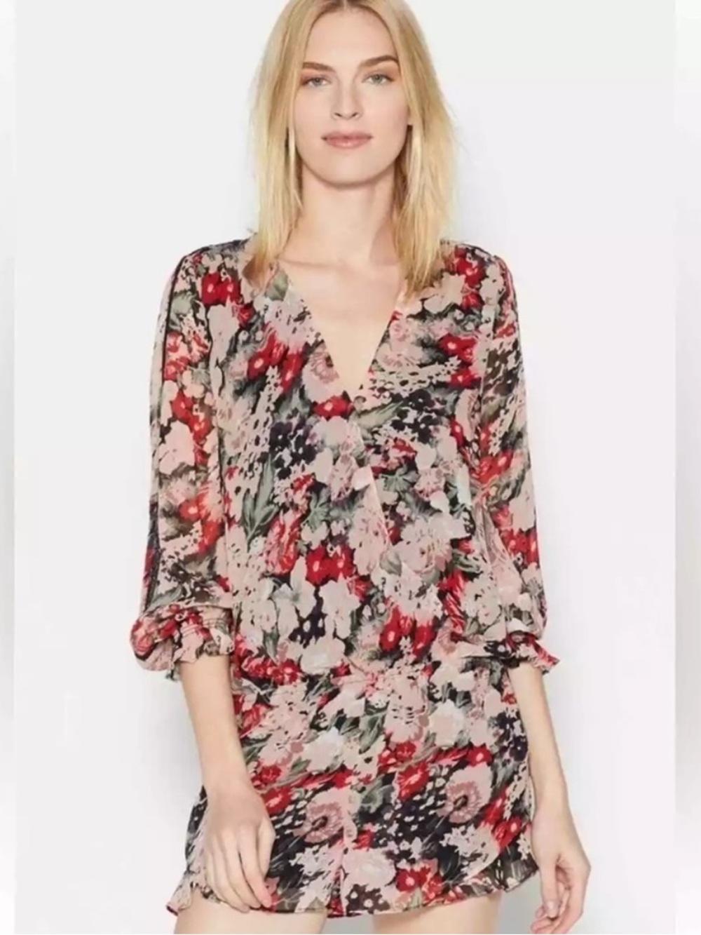 Joie Silk Floral Romper
